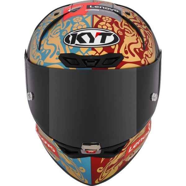 KYT KX1 RACE GP Bastianini Indonesia Replica 2023 with Sponsor Matt Helmet