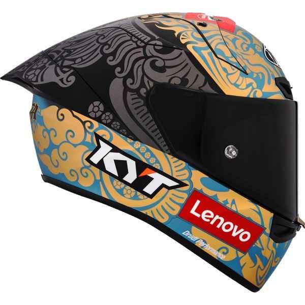 KYT KX1 RACE GP Bastianini Indonesia Replica 2023 with Sponsor Matt Helmet