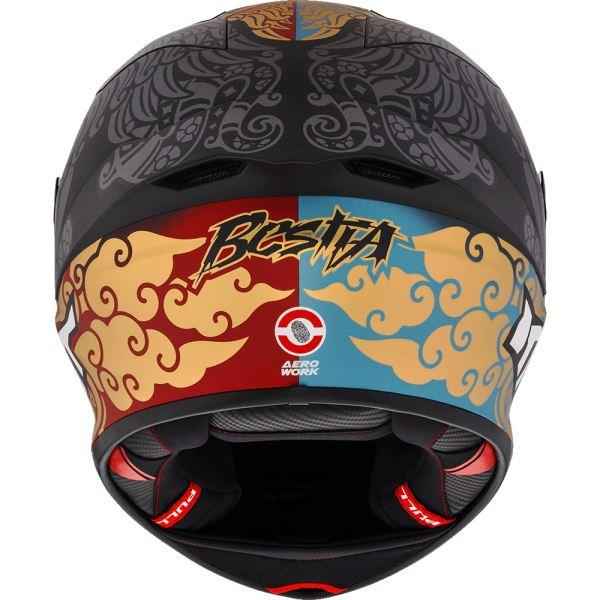 KYT KX1 RACE GP Bastianini Indonesia Replica 2023 with Sponsor Matt Helmet