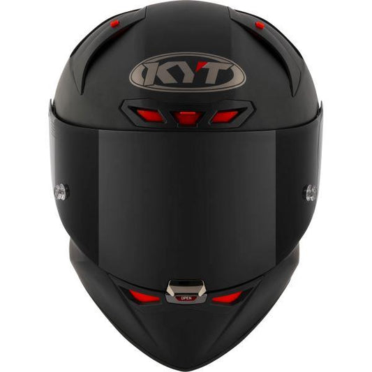 KYT KX1 RACE GP Solid Ice Matt Black Helmet