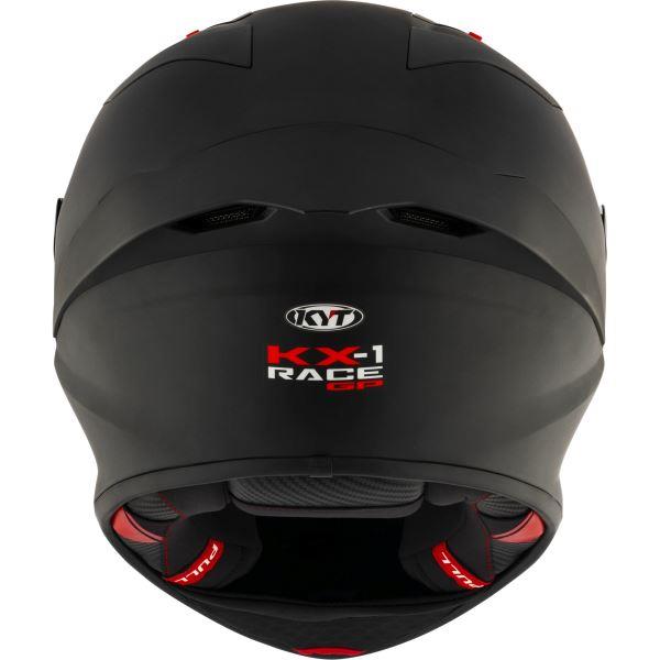 KYT KX1 RACE GP Solid Ice Matt Black Helmet