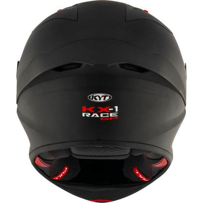 KYT KX1 RACE GP Solid Ice Matt Black Helmet
