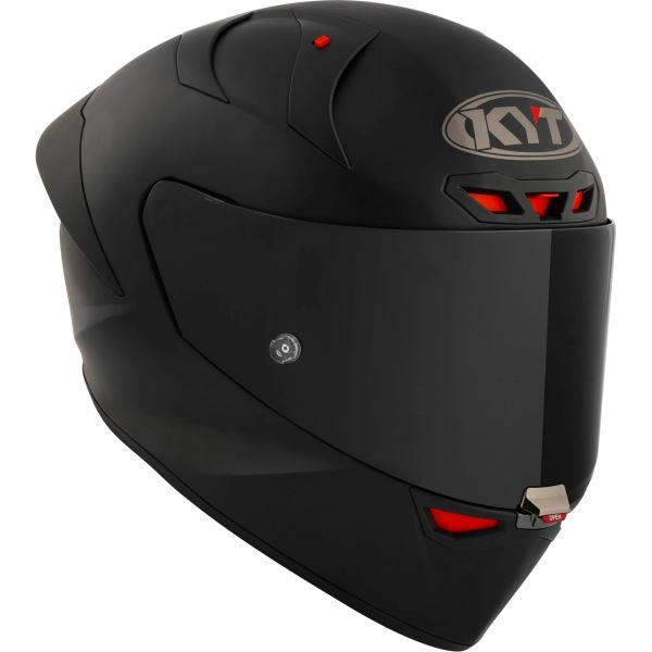 KYT KX1 RACE GP Solid Ice Matt Black Helmet