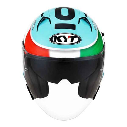 KYT NFJ Dennis Foggia Leopard Gloss Helmet