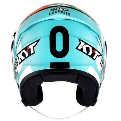 KYT NFJ Dennis Foggia Leopard Gloss Helmet