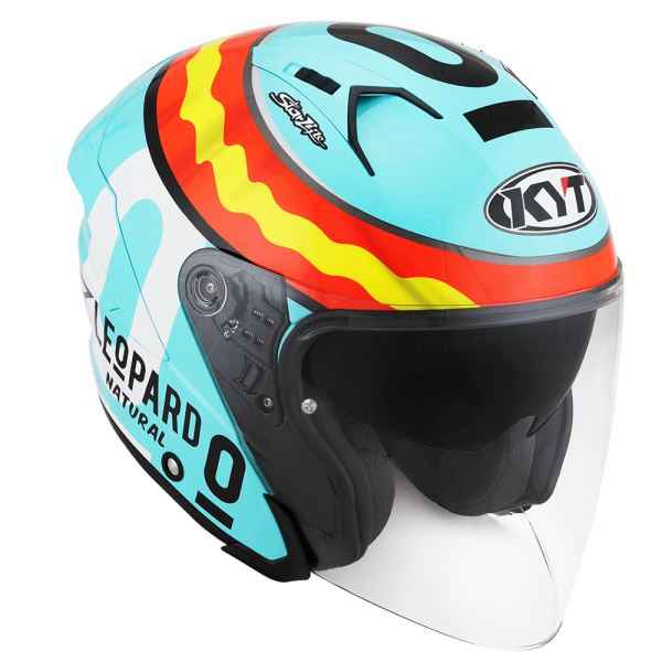 KYT NFJ Jaume Masia Leopard Replica Gloss Helmet