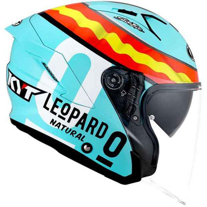 KYT NFJ Jaume Masia Leopard Replica Gloss Helmet