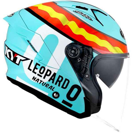 KYT NFJ Jaume Masia Leopard Replica Gloss Helmet