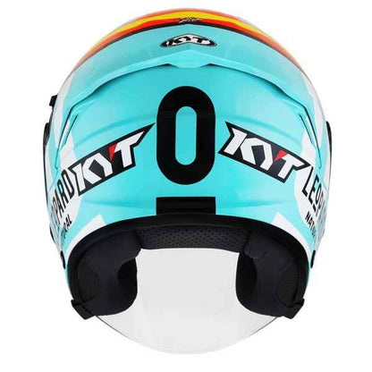 KYT NFJ Jaume Masia Leopard Replica Gloss Helmet