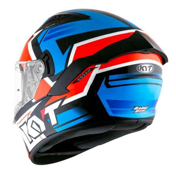 KYT NFR Artwork Red Blue Gloss Helmet