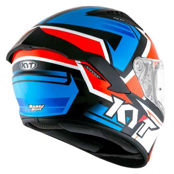 KYT NFR Artwork Red Blue Gloss Helmet