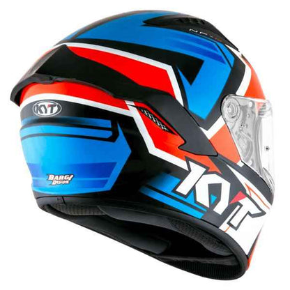 KYT NFR Artwork Red Blue Gloss Helmet