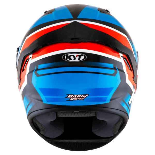 KYT NFR Artwork Red Blue Gloss Helmet