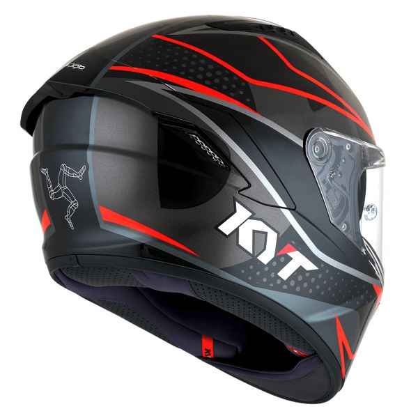 KYT NFR Davo Replica Gloss Red Helmet