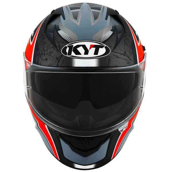 KYT NFR Mindset Matt Anthracite Red Helmet