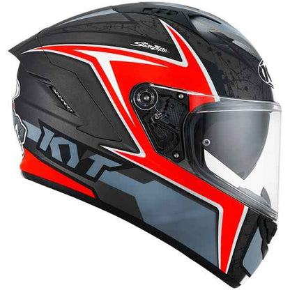 KYT NFR Mindset Matt Anthracite Red Helmet