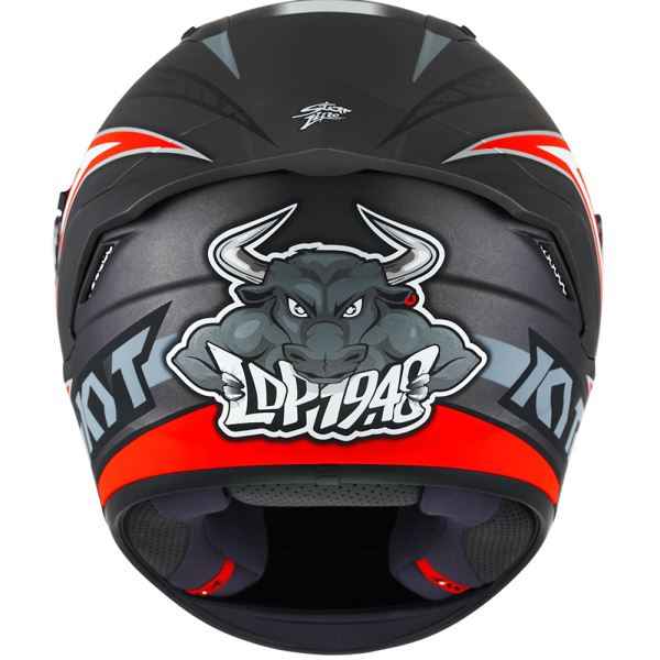 KYT NFR Mindset Matt Anthracite Red Helmet