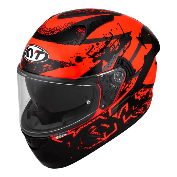 KYT NFR Neutron Red Gloss Helmet
