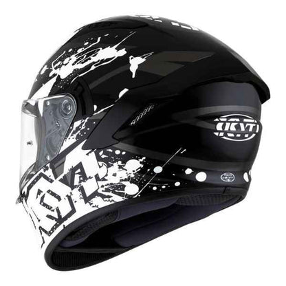 KYT NFR Neutron White Gloss Helmet