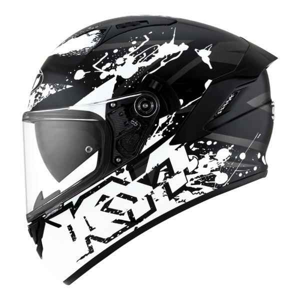KYT NFR Neutron White Gloss Helmet