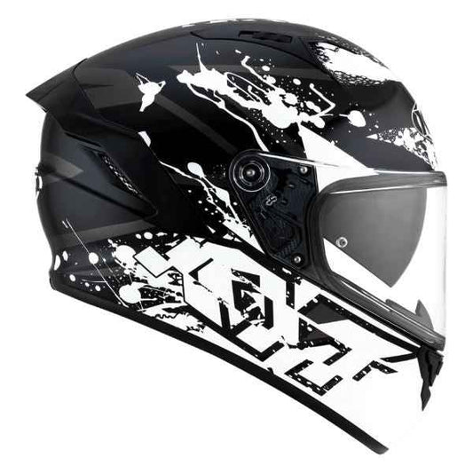 KYT NFR Neutron White Gloss Helmet