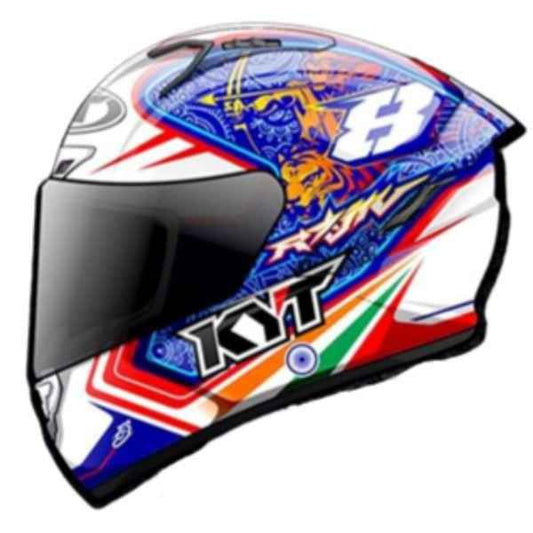 KYT NFR Rajiv Sethu 2019 Replica India Gloss White Helmet