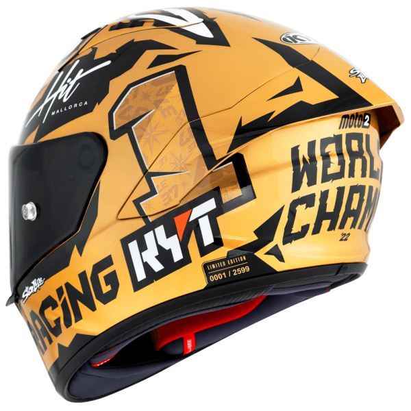 KYT NZ Race Augusto Fernandes 2022 Replica Gloss Limited Edition Helmet