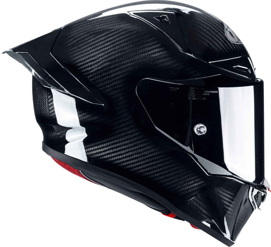 KYT R1R Carbon Solid Gloss Black - Helmet