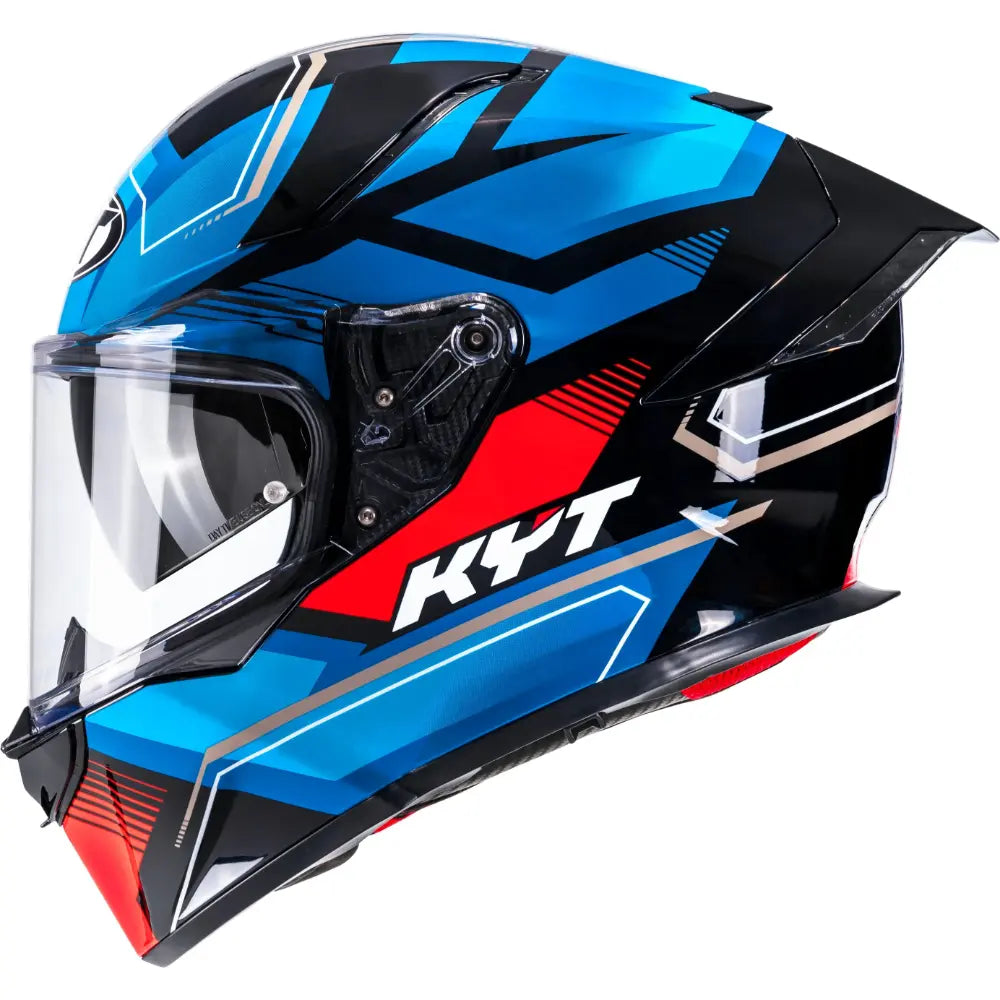 KYT R2R Pro Parsec Gloss BlackBlueRed - Helmet