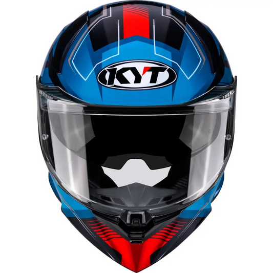 KYT R2R Pro Parsec Gloss Black/Blue/Red - Helmet