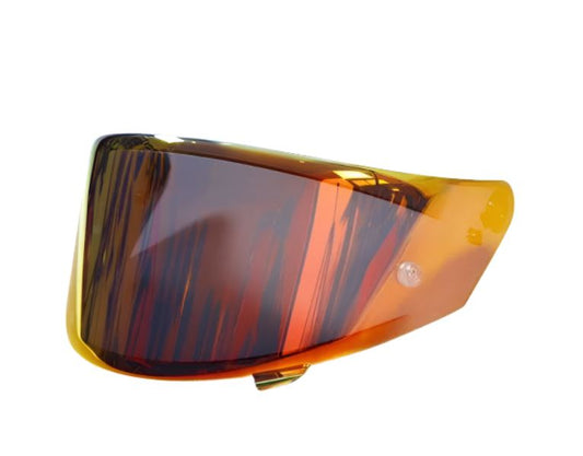 KYT Spare Visor for KYT Striker Helmets - Iridium Red
