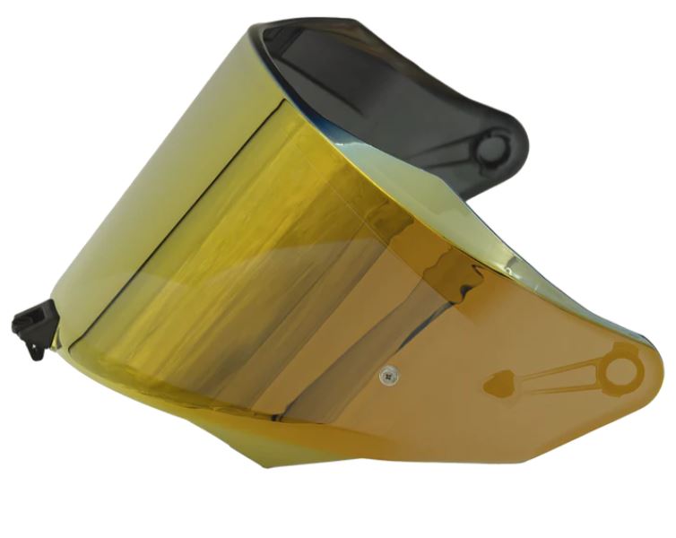 KYT Spare Visor for KYT TT REVO Helmets Iridium Gold