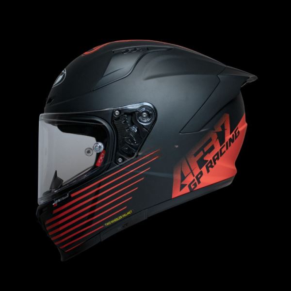 KYT Striker 2V AF37 Livery Matt Black Red Helmet
