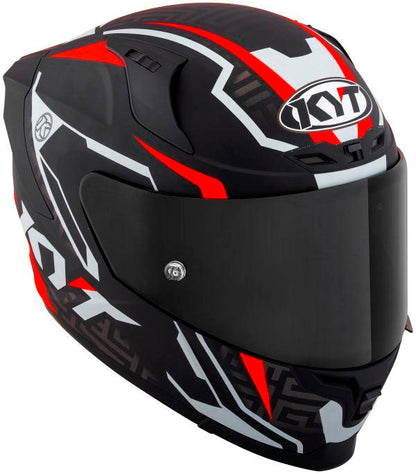 KYT Striker 2V #02 Matt Black Red Helmet