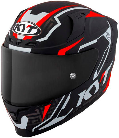 KYT Striker 2V #02 Matt Black Red Helmet