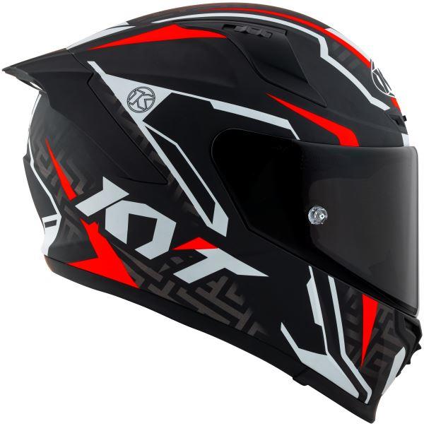 KYT Striker 2V #02 Matt Black Red Helmet