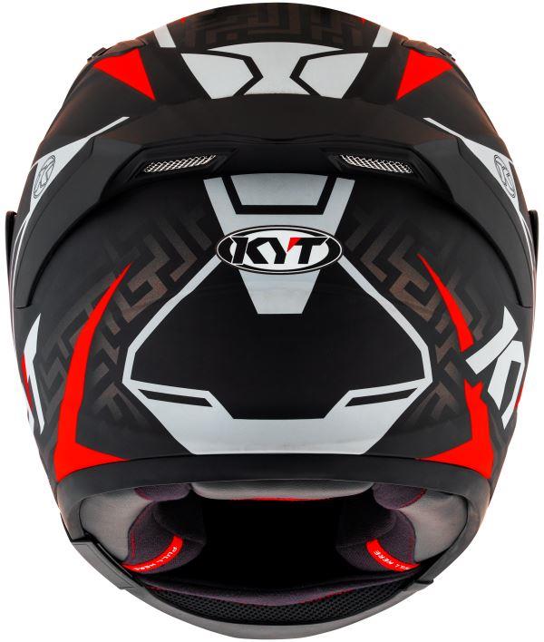 KYT Striker 2V #02 Matt Black Red Helmet