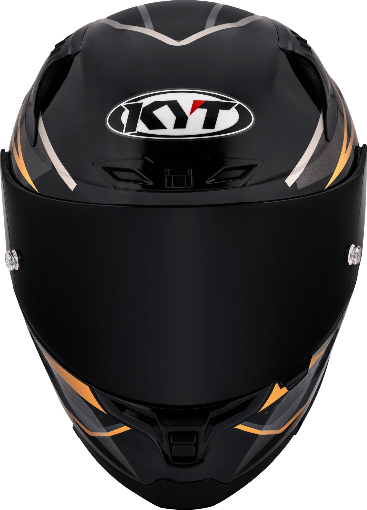 KYT Striker Davo Gloss Black Gold - Helmet