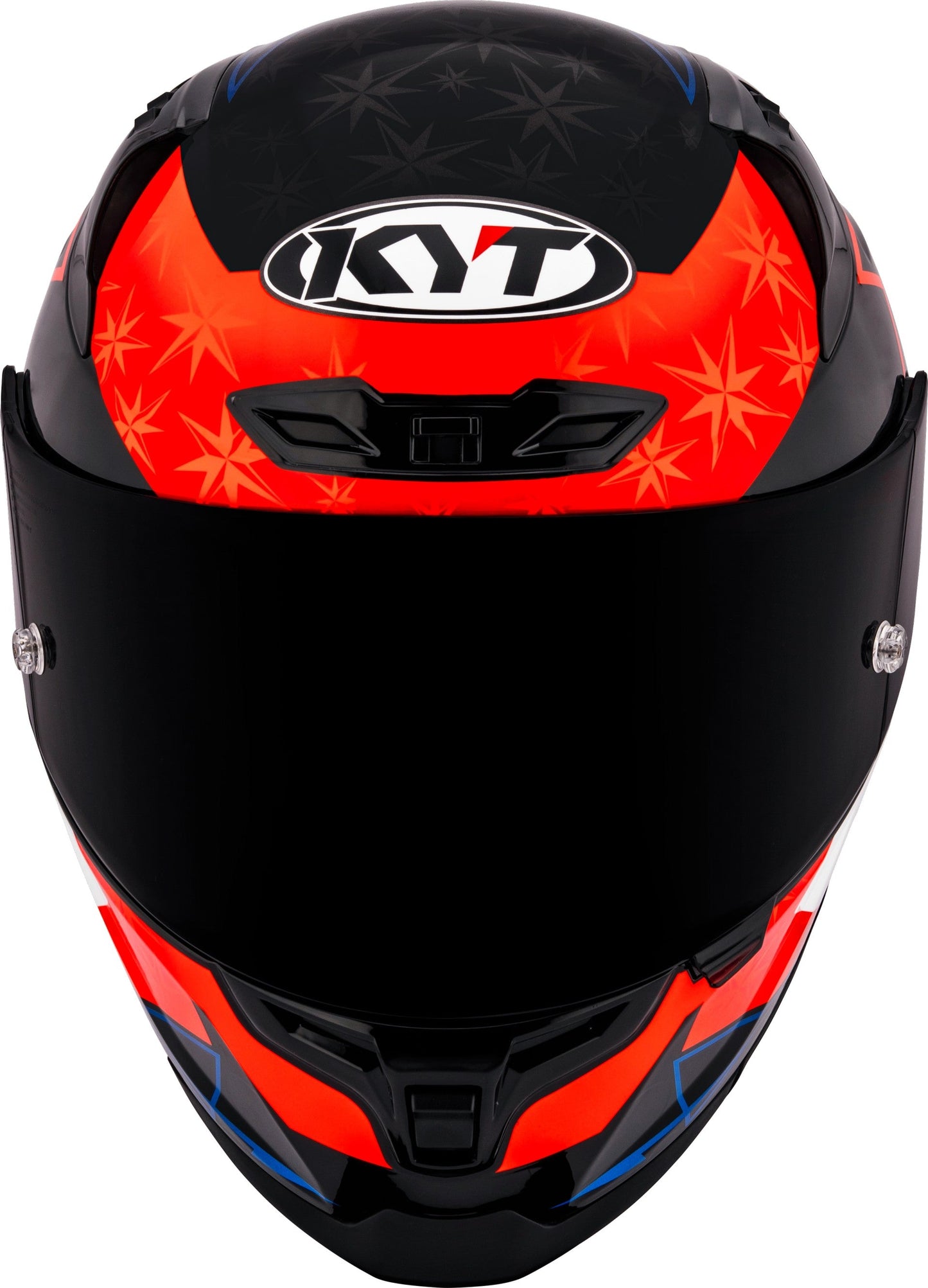 KYT Striker Fernandez Replica Gloss Black Red - Helmet