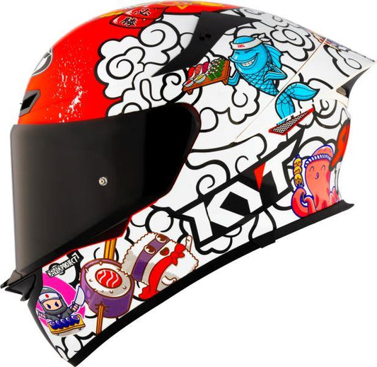 KYT TT-Revo TT-Revo Sushi Time-Full-Face Motorcycle Helmet