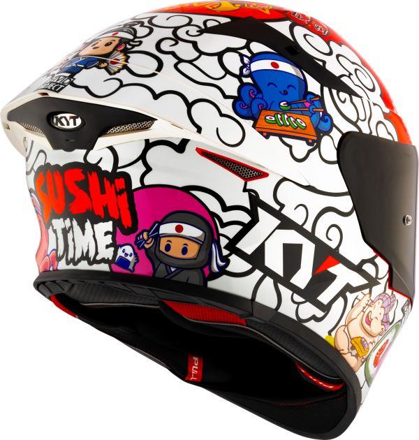KYT TT-Revo TT-Revo Sushi Time-Full-Face Motorcycle Helmet