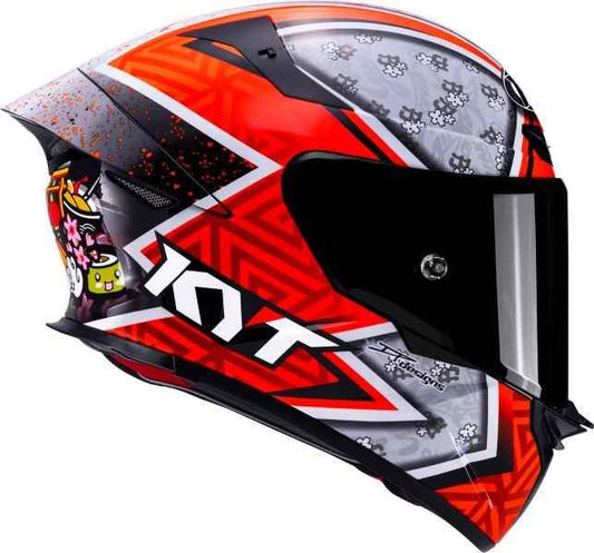 KYT TT Revo Gino Rea Replica Gloss Helmet