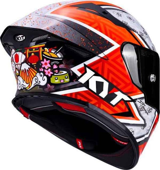 KYT TT Revo Gino Rea Replica Gloss Helmet