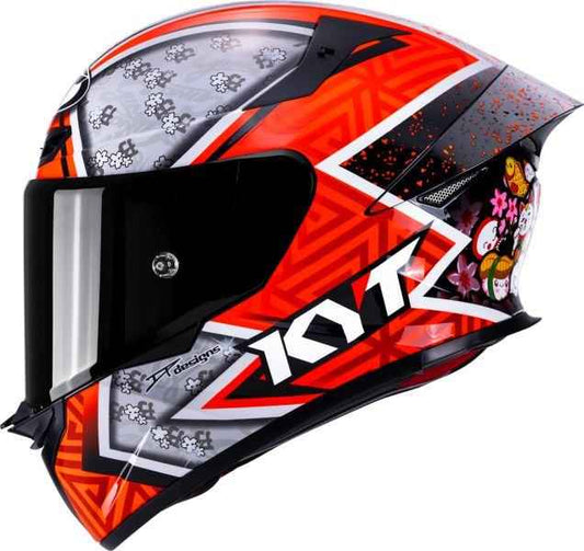 KYT TT Revo Gino Rea Replica Gloss Helmet