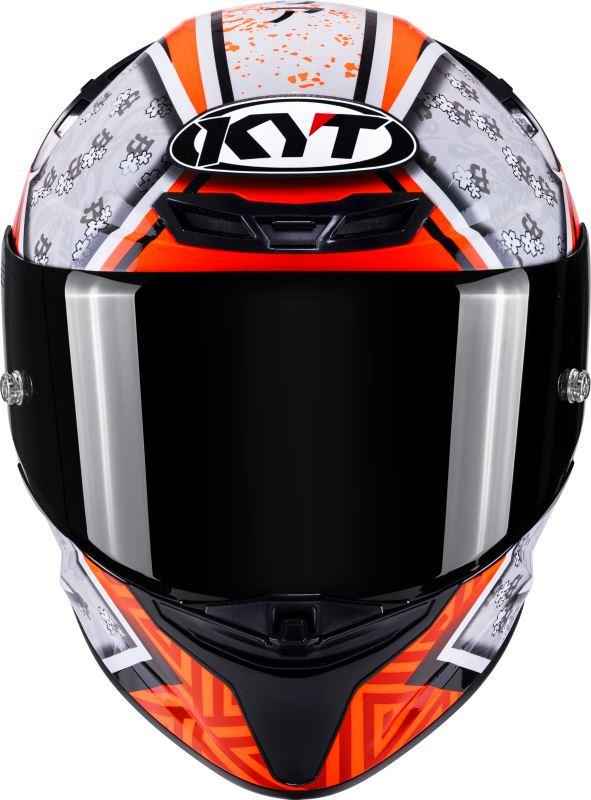 KYT TT Revo Gino Rea Replica Gloss Helmet