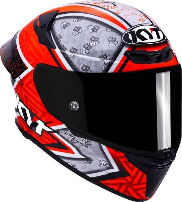 KYT TT Revo Gino Rea Replica Gloss Helmet
