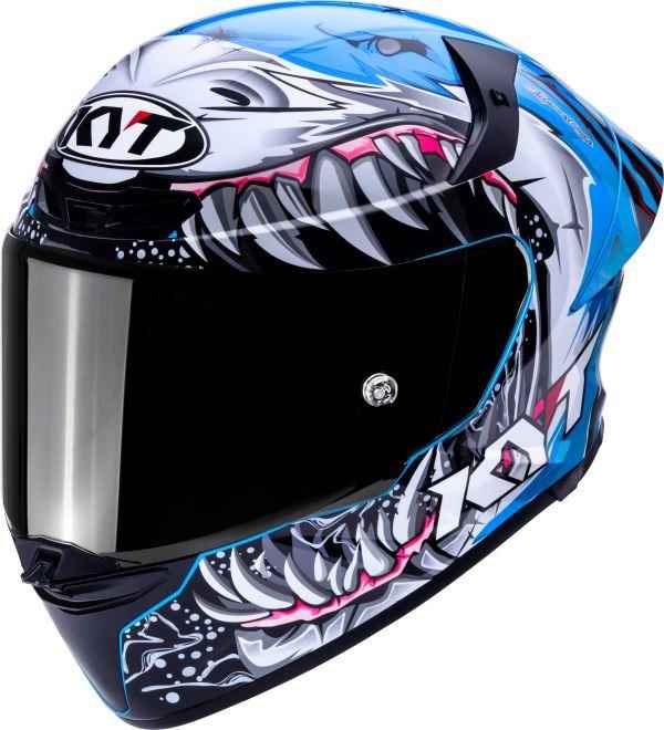 KYT TT Revo Megalodon Gloss Helmet