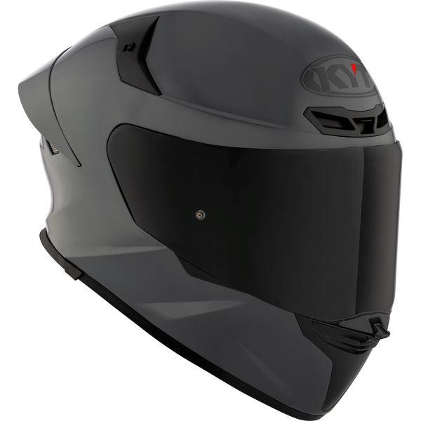 KYT TT Revo Plain GRL Grey Gloss-Helmet