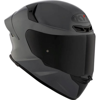 KYT TT Revo Plain GRL Grey Gloss-Helmet
