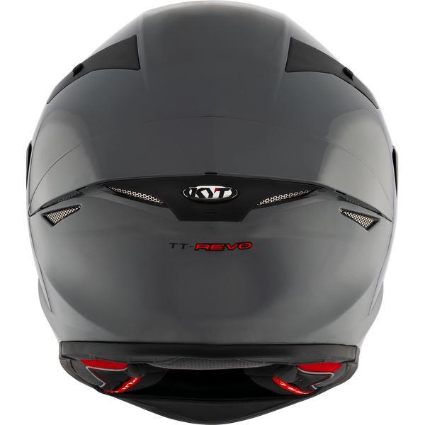 KYT TT Revo Plain GRL Grey Gloss-Helmet